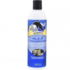 Best Shot MED Chlorhexidine Shampoo 3% - antibakteriálny, terapeutický šampón pre zvieratá s kožnými problémami, koncentrát 1: 10-355ml