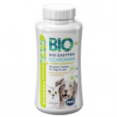 Pess Bio-Backing Powder 100g - prípravok proti blchám a kliešťom, pre psov a mačky, s olejom z pelargónie