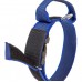 Obojok Julius K9 Color & Grey s rukoväťou 40 mm - Obojok pre psa s rukoväťou a bezpečnostným zámkom-modrý