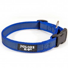 Julius K9 Color & amp; Sivý obojok 2,5 cm - odolný obojok - modrý