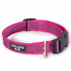 Julius K9 Color & amp; Sivý obojok 2,5 cm - odolný obojok pre psa - ružový