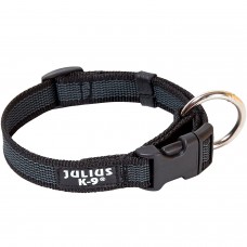 Julius K9 Color & Grey Collar 2,5cm - odolný obojok pre psa - Čierny