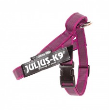 Julius-K9 IDC Color&Gray Belt Harness Pink - postroj na opasok, postroj pre psa, fuchsiová - Mini
