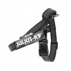 Julius-K9 IDC Color&Gray Belt Harness - opaskový postroj, postroj pre psa, čierny - Mini