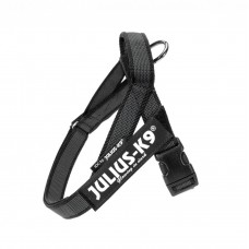 Julius-K9 IDC Color&Gray Belt Harness - opaskový postroj, postroj pre psa, čierny - Mini-Mini