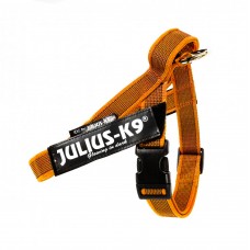 Julius-K9 IDC Color&Gray Belt Harness Orange - opaskový postroj, postroj pre psa, oranžový - Mini