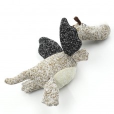 Record Cotton Dragon 22cm - bavlnený dráčik, hračka pre psa s pískadlom 