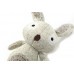 Record Cotton Rabbit 30cm - bavlnený králik, hračka pre psa s pískadlom 