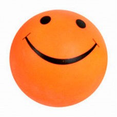Record Smile Ball 5,5 cm - gumená loptička pre psa - Oranžová