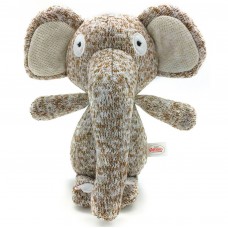 Record Cotton Elephant 16,5 cm - bavlnený slon, hračka pre psa s pískadlom