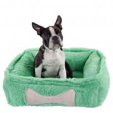 Blovi Bed Fluffy Bone Mint - mäkký, nadýchaný a relaxačný pelech pre psa, mint - veľkosť M