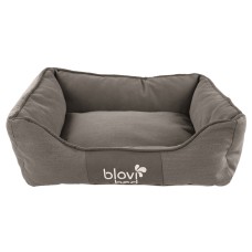 Blovi Bed Grado Grey - pelech pre psa, gauč z kvalitného materiálu príjemného na dotyk - veľkosť L