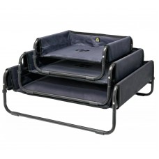 Maelson Soft Bed Anthracite - pevný pelech pre psa s rámom, antracit - veľkosť S / 56 cm