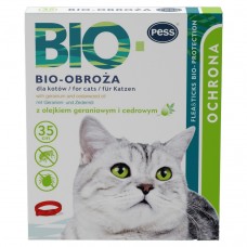 Pess Bio-Collar Cat 35cm - obojok proti hmyzu pre mačky, s prírodnými éterickými olejmi
