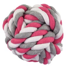 Flamingo Jim Ball Fuschia - šnúrová loptička pre psov - M Flamingo Jim Ball Fuschia - šnúrová loptička pre psov - M