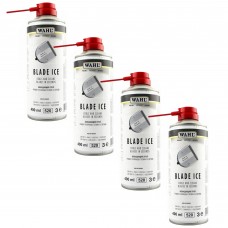 Wahl Blade Ice Spray 4v1 - prípravok na chladenie, čistenie, mazanie a ochranu čepelí - Sada 4 kusov