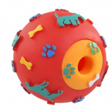 Flamingo Treat Ball 11cm - loptička na pamlsky, loptička pre psa - červená Flamingo Treat Ball 11cm - loptička na pamlsky, loptička pre psa - červená