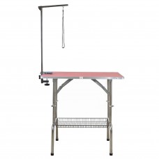 Pevný strihací stôl Blovi Pink 95x55cm - výškovo nastaviteľný v rozmedzí 75-90cm
