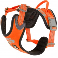Hurtta Weekend Warrior postroj Neon Orange - postroj pre aktívnych psov - 100-120 cm