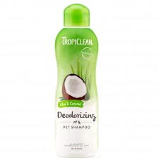 Tropiclean Aloe & Coconut Deodorizing Shampoo - osviežujúci šampón pre psov, mačky - 592 ml