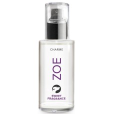 Charme Zoe Sweet Fragrance - parfum pre sučky so sladkou a kvetinovou vôňou s nádychom pomaranča a čiernych ríbezlí - 50 ml