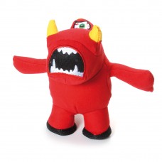 Record Monster Gang 18cm - plyšová hračka pre psa, vtipné monštrum - Červená