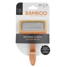 Hery Bamboo Slicker Brush - kefka na pudla - M