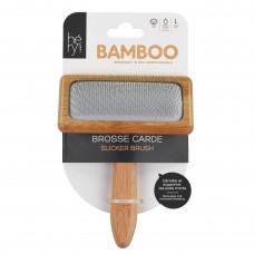 Hery Bamboo Slicker Brush - krabicová kefa - L