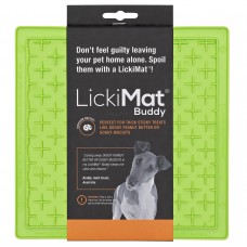LickiMat Classic Buddy - mäkká ligotavá podložka pre psov a mačky - Zelená