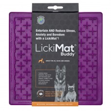 LickiMat Classic Buddy - mäkká ligotavá podložka pre psa a mačku - Violet