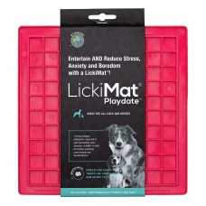 LickiMat Classic Playdate- mäkká ligotavá podložka pre psov a mačky - ružová