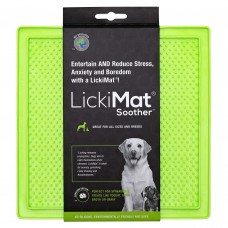 LickiMat Classic Soother - mäkká ligotavá podložka pre psov a mačky - Zelená