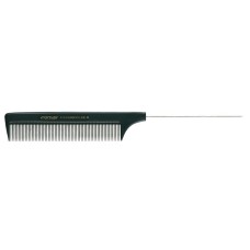 Comair Carbon Profi Line 510 hrebeň 20,5 cm - profesionálny hrebeň s kovovým hrotom, jemné zuby