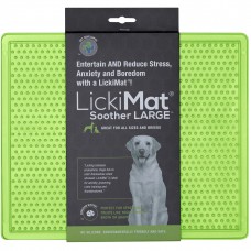 LickiMat Classic Soother XL - lízacia podložka pre veľkého psa, mäkká - Zelená