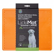 LickiMat Classic Soother XL - mäkká ligotavá podložka pre veľkého psa - Orange