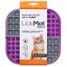 LickiMat Slomo Cat - podložka na lízanie mačiek, tvrdá - Violet