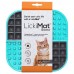 LickiMat Slomo Cat - podložka na lízanie mačiek, tvrdá - Tyrkysová