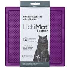 LickiMat Classic Soother Cat - mäkká podložka na cmúľanie mačiek - Violet