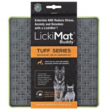 LickiMat Tuff Buddy - tvrdá ligotavá podložka pre psa a mačku - Zelená