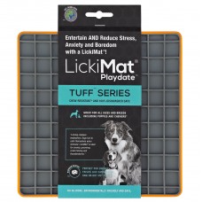 LickiMat Tuff Playdate - tvrdá ligotavá podložka pre psov a mačky - Orange