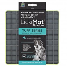LickiMat Tuff Playdate - tvrdá ligotavá podložka pre psov a mačky - Zelená