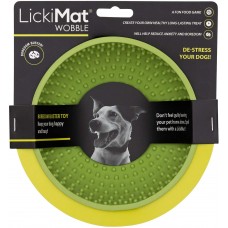 Lickimat Wobble - miska na lízanie psa, ktorá spomaľuje potravu - Zelená