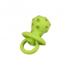 Cumlík Flamingo Latex 12cm - hračka, hryzátko pre psa v tvare cumlíka - Zelený