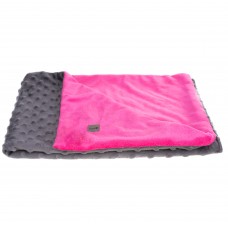 Blovi Minky deka - mäkká, fleecová deka pre psov a mačky, ružová - S.