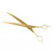 P&W Filip Viper Curved Scissors - profesionálne nožnice s vypuklou čepeľou, zahnuté - 9"