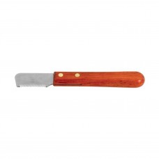 Chadog Stripping Knife - profesionálny zastrihávač s drevenou rukoväťou - Hrubý