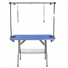 Stôl Blovi, stolová doska 120 cm x 60 cm, výška 78 cm - Modrá