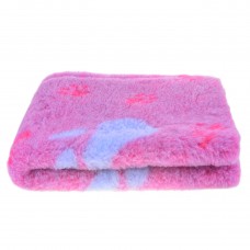 Blovi DryBed A+ - protišmykové lôžko, pelech pre zvieratká, cukrík - ružovo-fialový - 100x75cm