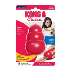 Kong Classic - gumená hračka pre psa, originál, červená - L, 10cm
