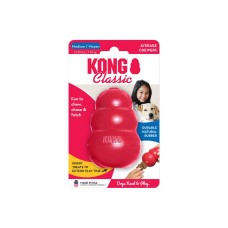Kong Classic - gumená hračka pre psa, originál, červená - M, 9 cm